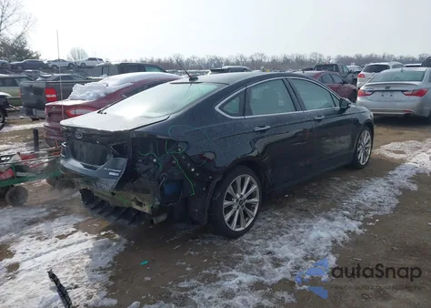 2017 Ford Fusion Platinum из США, поврежденный, VIN 3FA6P0D97HR170355